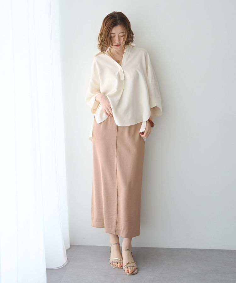 Editt by YECCA VECCA「バルーン袖スキッパーシャツ」|シャツ・ブラウス|