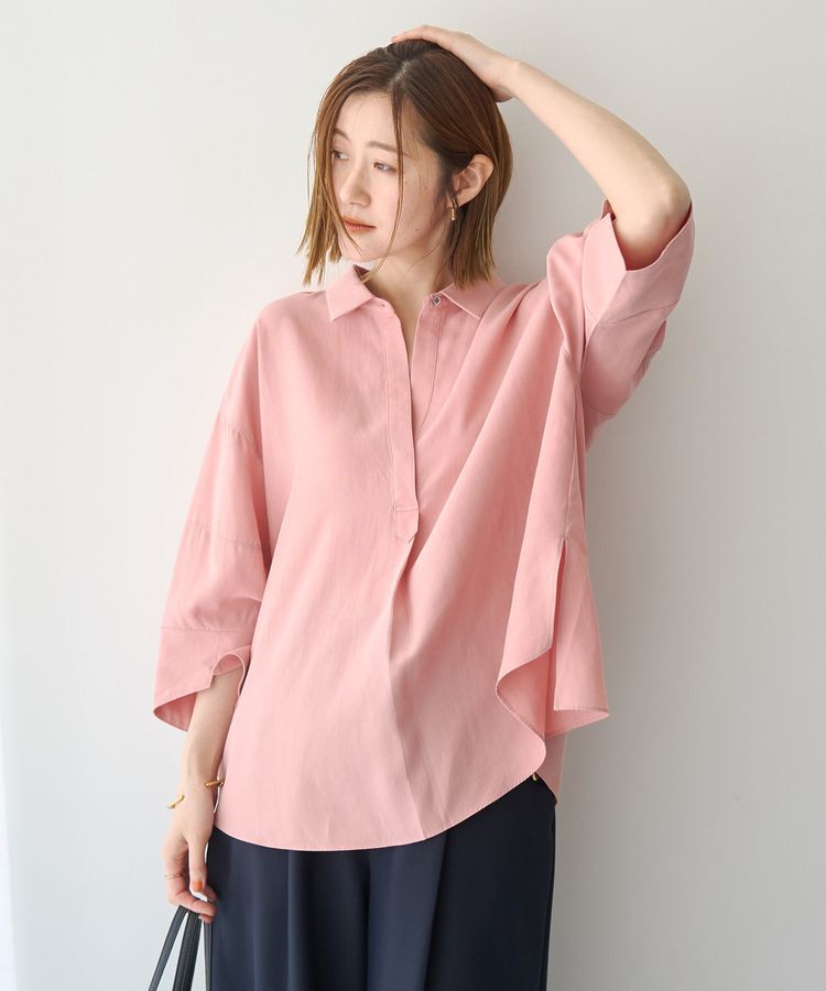 Editt by YECCA VECCA「バルーン袖スキッパーシャツ」|シャツ・ブラウス|