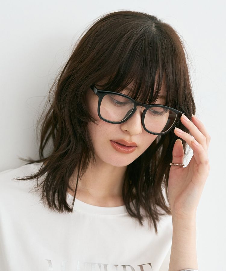 YECCA VECCA「【UVカット】ウェリントンアイウェア」|その他|Black