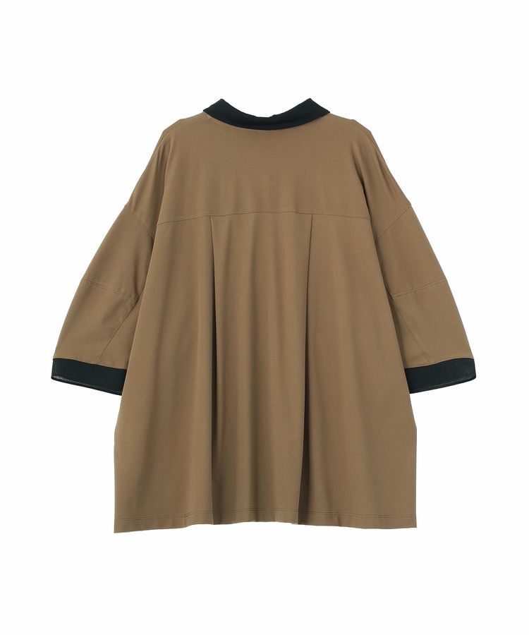 Editt by YECCA VECCA「袖口シアーポロカットソー」|Tシャツ・カットソー|