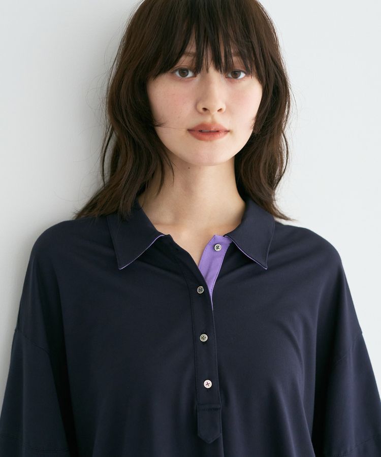 Editt by YECCA VECCA「袖口シアーポロカットソー」|Tシャツ・カットソー|