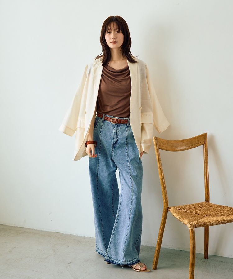 YECCA VECCA「【HADDON＆JONES】レザーメッシュベルト」|ベルト|