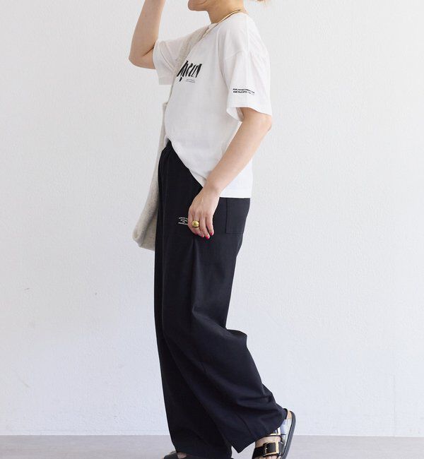  「【F&B】オーガニックコットンガーゼTシャツ」|プルオーバー|
