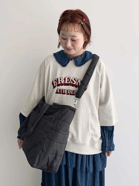 Samansa Mos2「【Cross&times;Staff】ボトルポケ付/10ポケットトートbag」|その他|チャコールグレー
