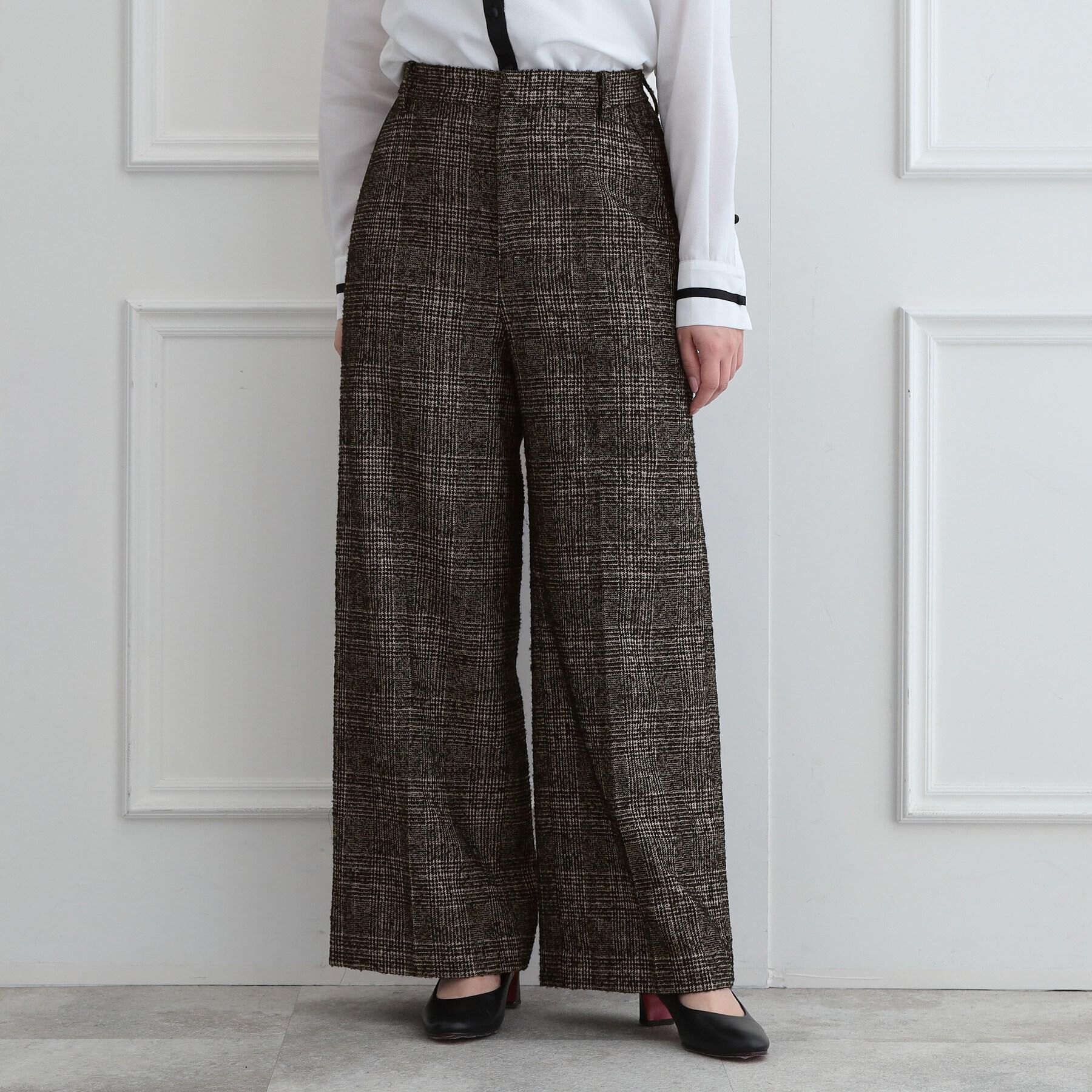 DRESSTERIOR「【セットアップ可能】ループグレンチェックワイドパンツ」|その他|