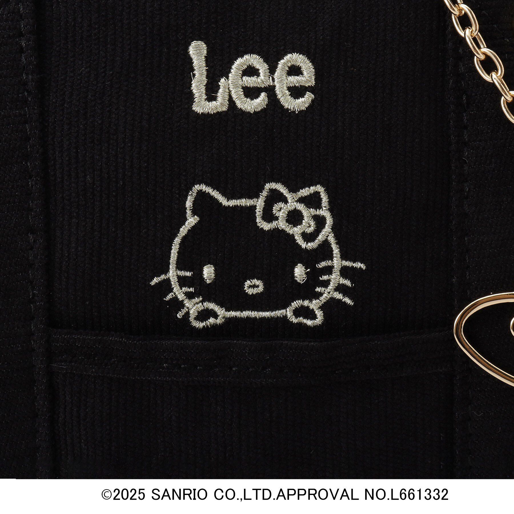 grove「【ハローキティ】Lee別注ポケット刺繍スクエアトート」|トートバッグ|