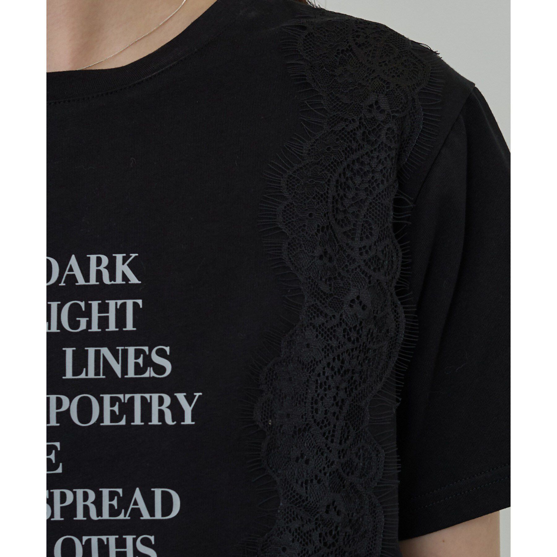 GALLEST「レースステッチドTシャツ」|Tシャツ・カットソー|
