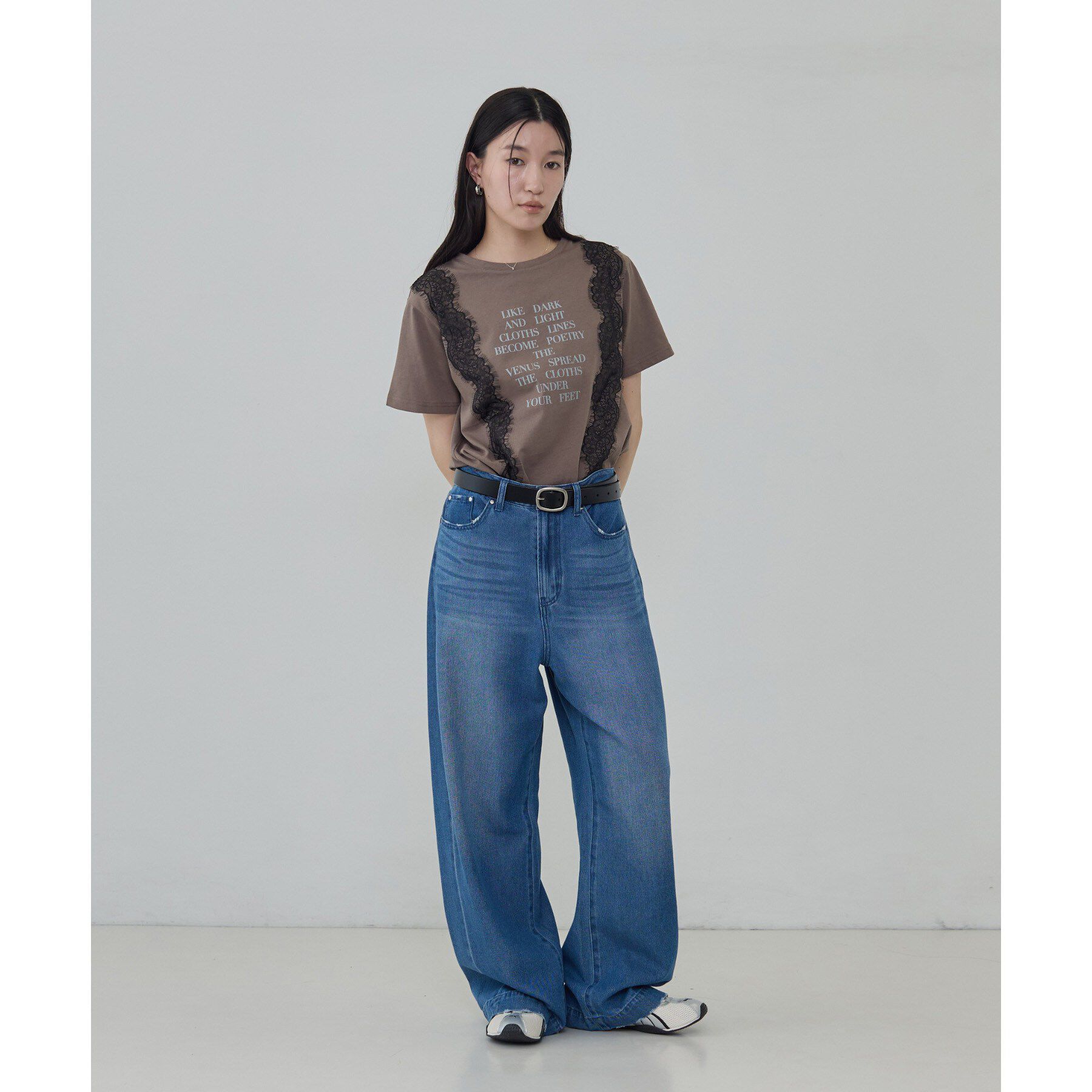 GALLEST「レースステッチドTシャツ」|Tシャツ・カットソー|