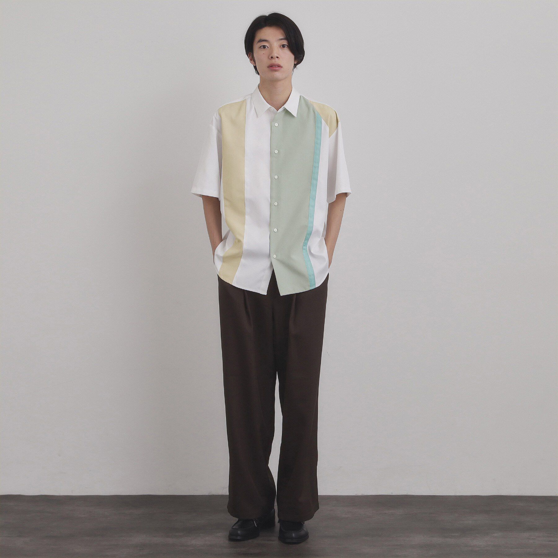 tk.TAKEO KIKUCHI「スエードタッチ切替シャツ」|シャツ・ブラウス|