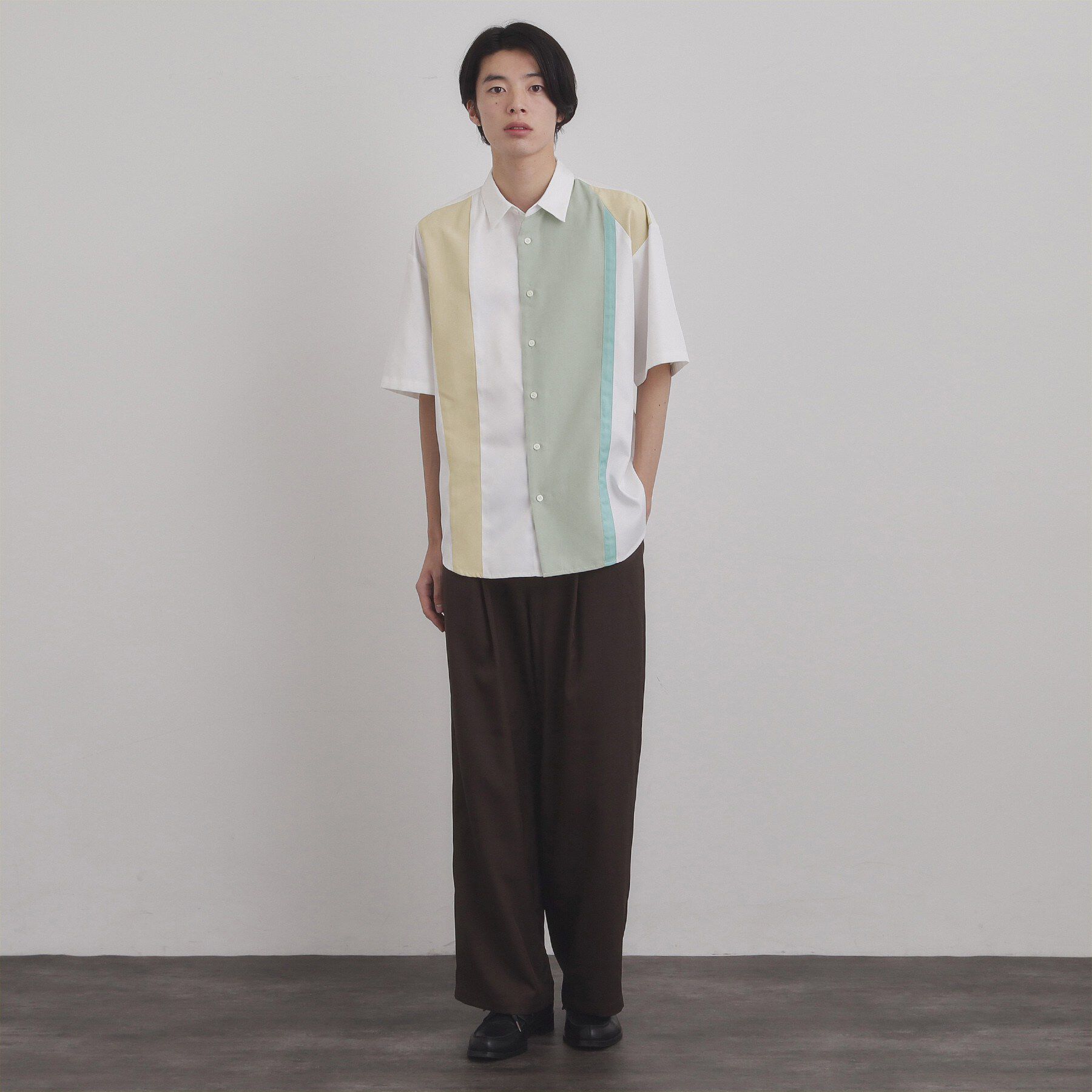 tk.TAKEO KIKUCHI「スエードタッチ切替シャツ」|シャツ・ブラウス|