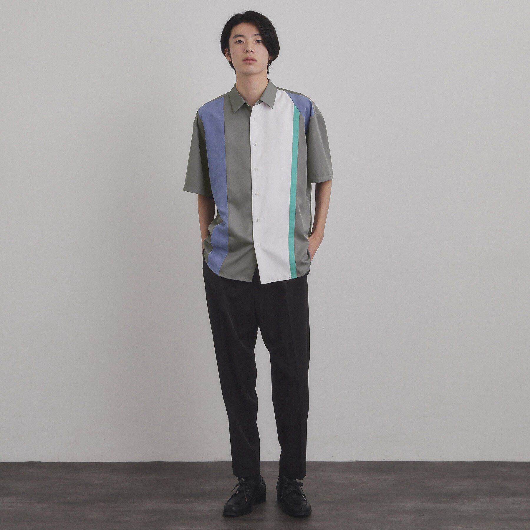 tk.TAKEO KIKUCHI「スエードタッチ切替シャツ」|シャツ・ブラウス|