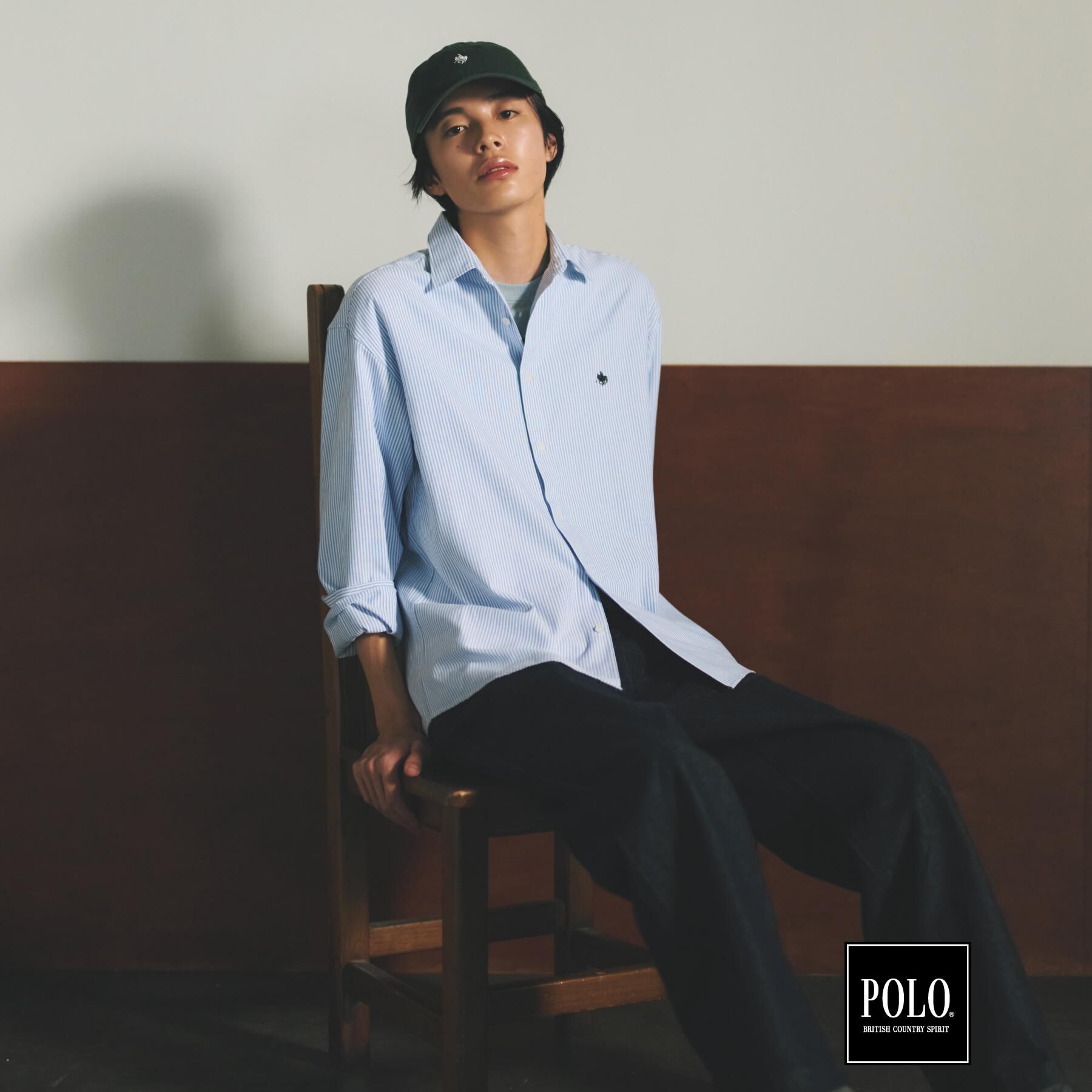 THE SHOP TK「POLO BCS/アソート長袖シャツ」|シャツ・ブラウス|