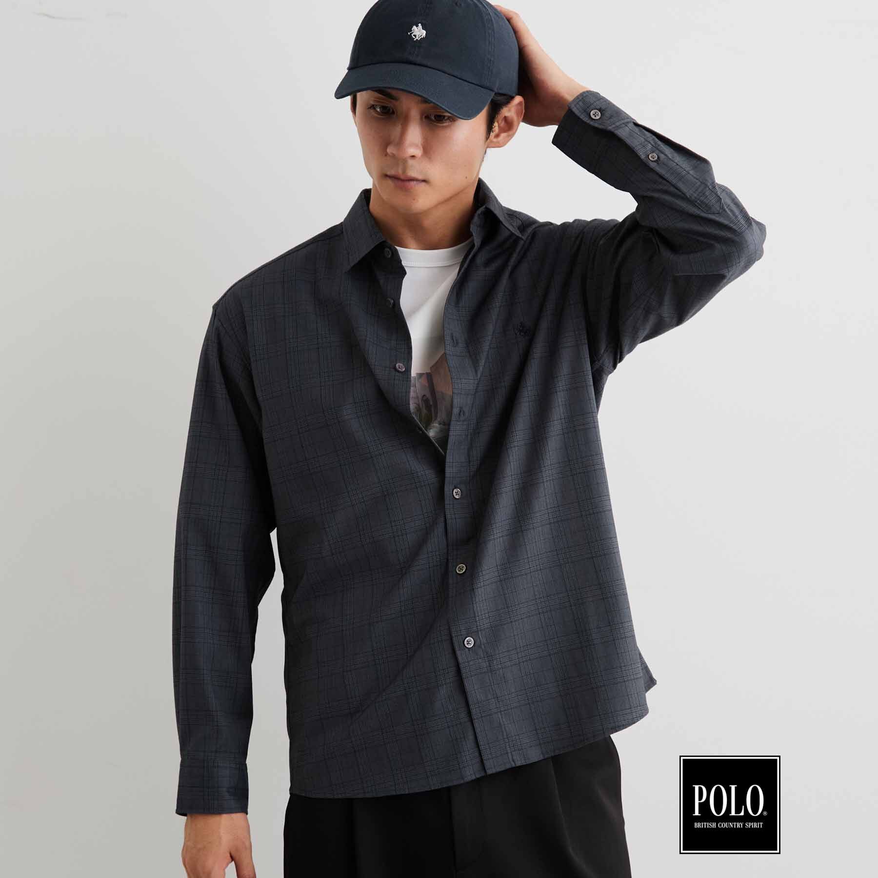 THE SHOP TK「POLO BCS/アソート長袖シャツ」|シャツ・ブラウス|