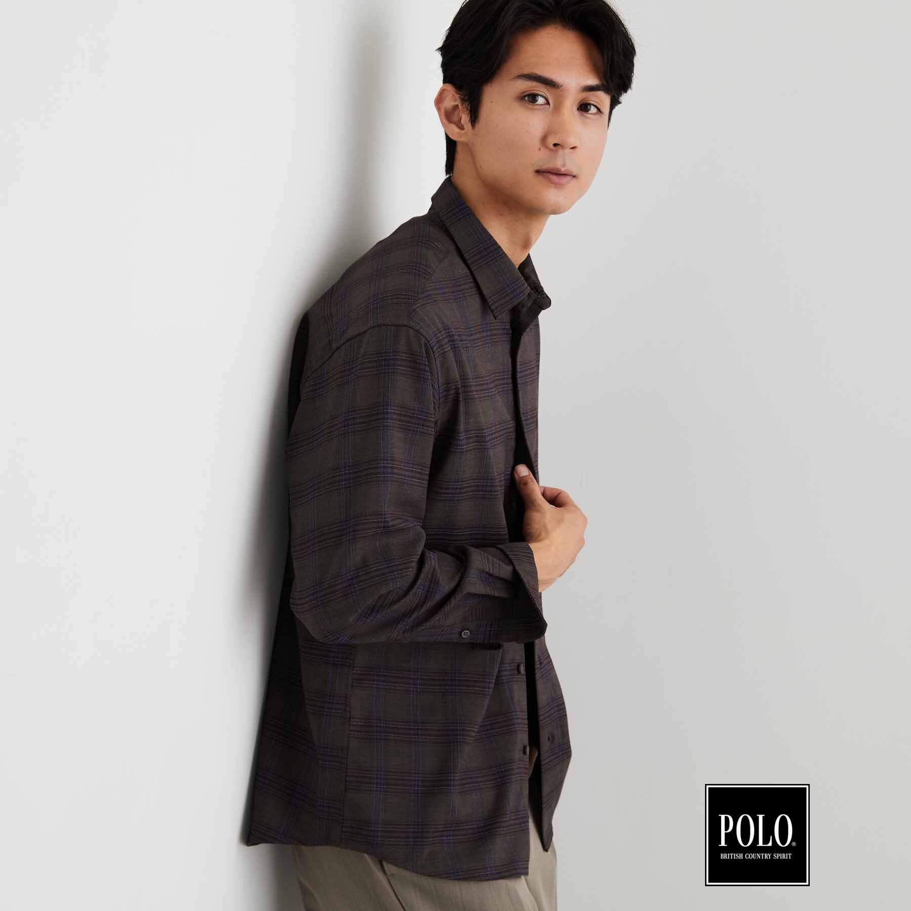 THE SHOP TK「POLO BCS/アソート長袖シャツ」|シャツ・ブラウス|