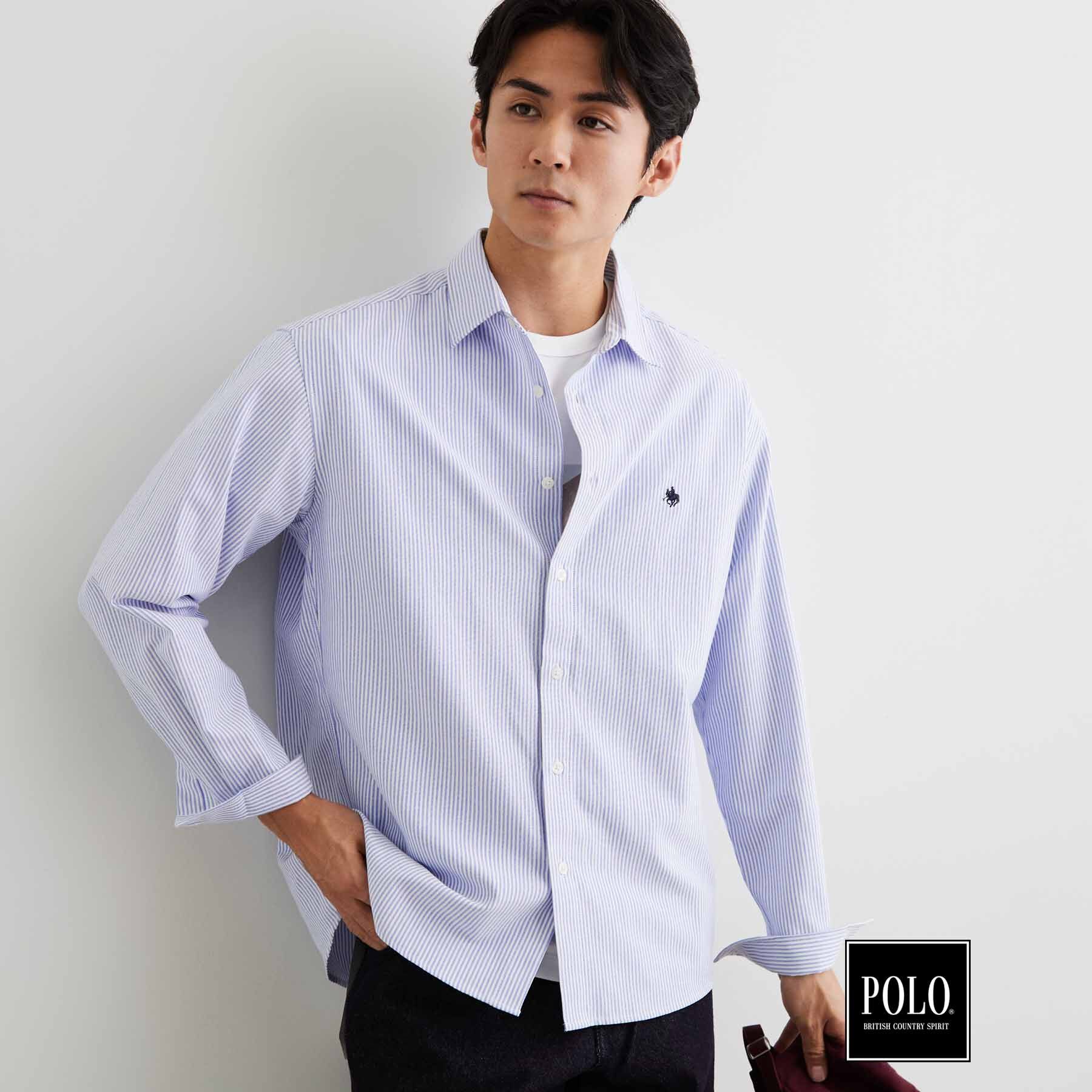 THE SHOP TK「POLO BCS/アソート長袖シャツ」|シャツ・ブラウス|