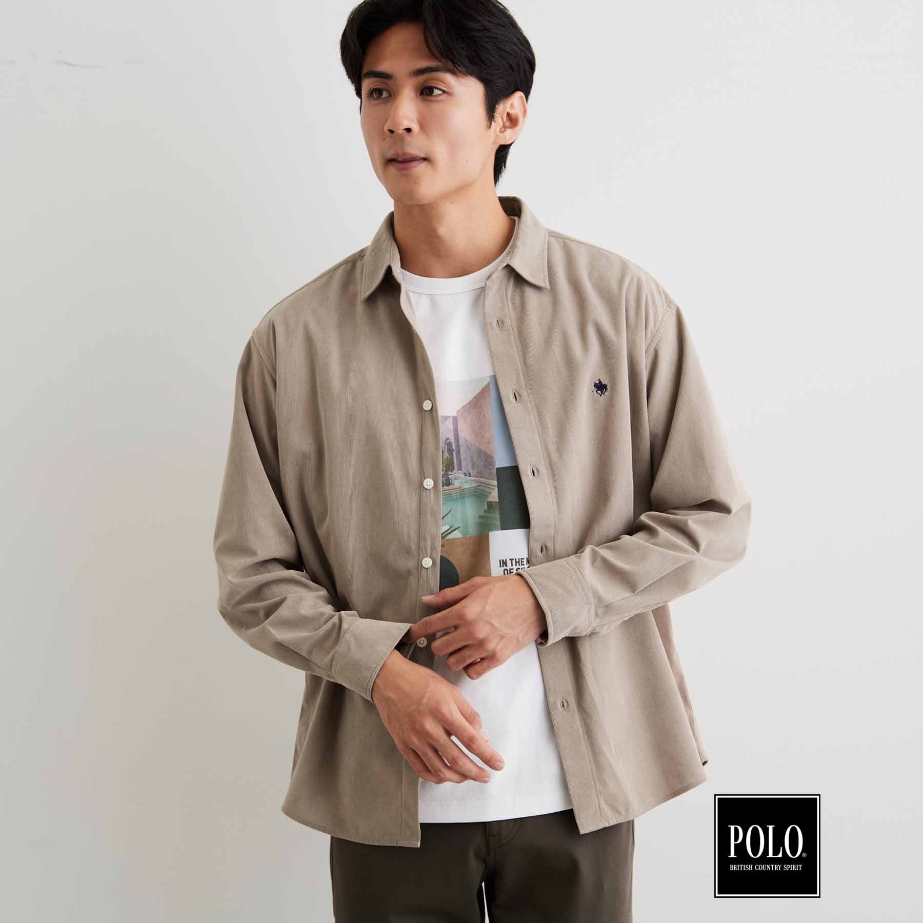 THE SHOP TK「POLO BCS/アソート長袖シャツ」|シャツ・ブラウス|