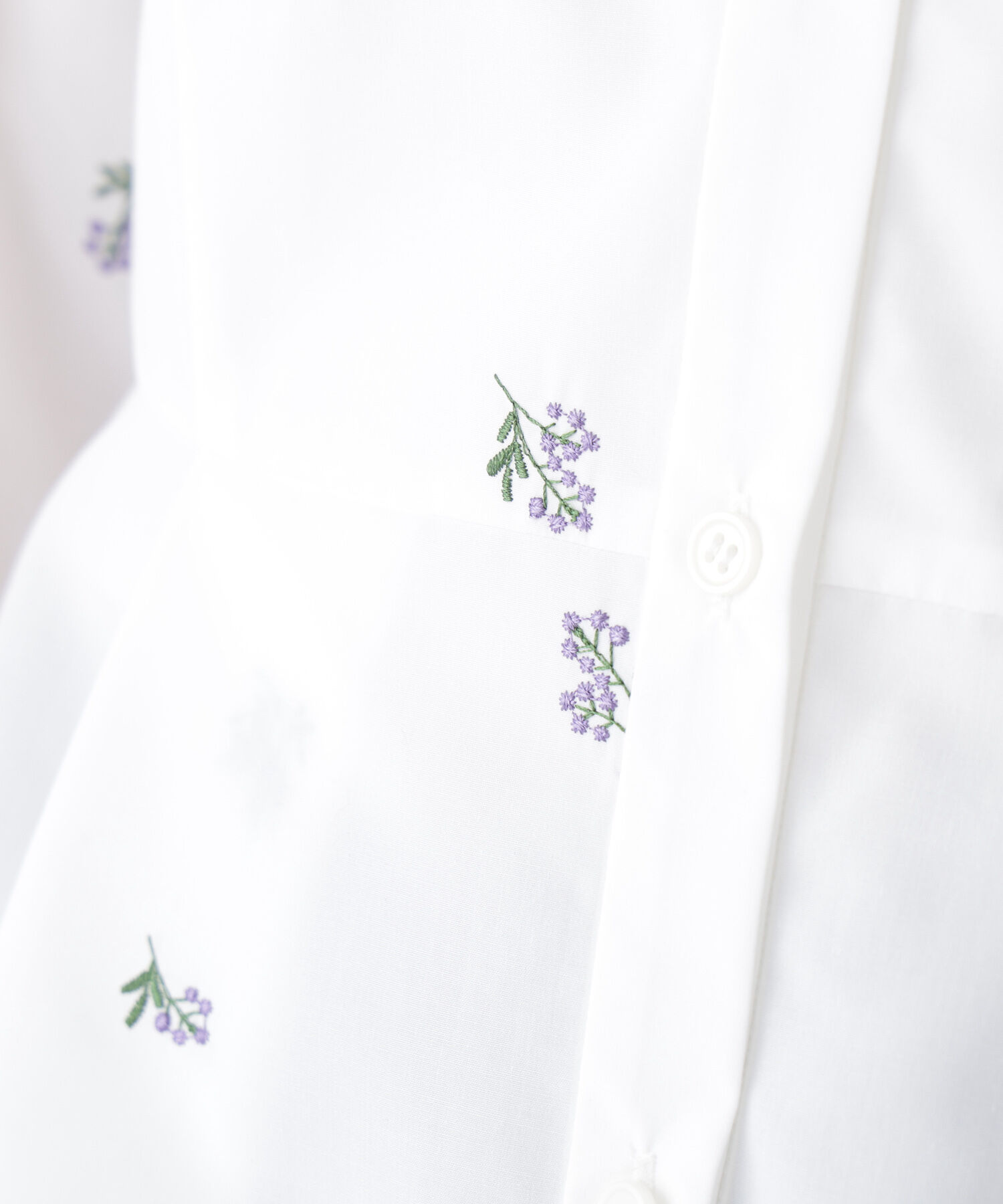  「刺繍ペプラムシャツ」|シャツ・ブラウス|