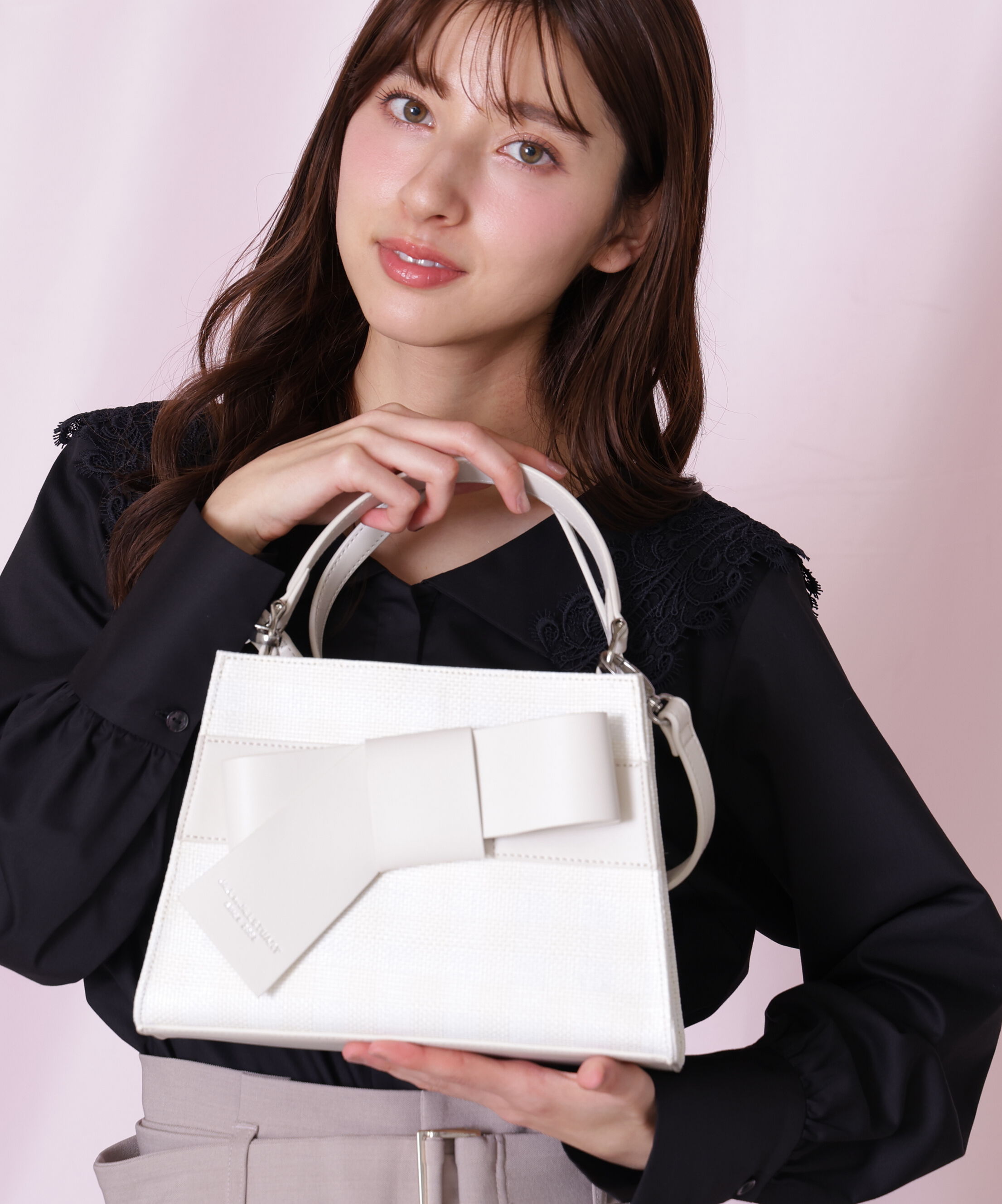  「＜リボンシリーズ＞ワンハンドルバッグ」|その他|