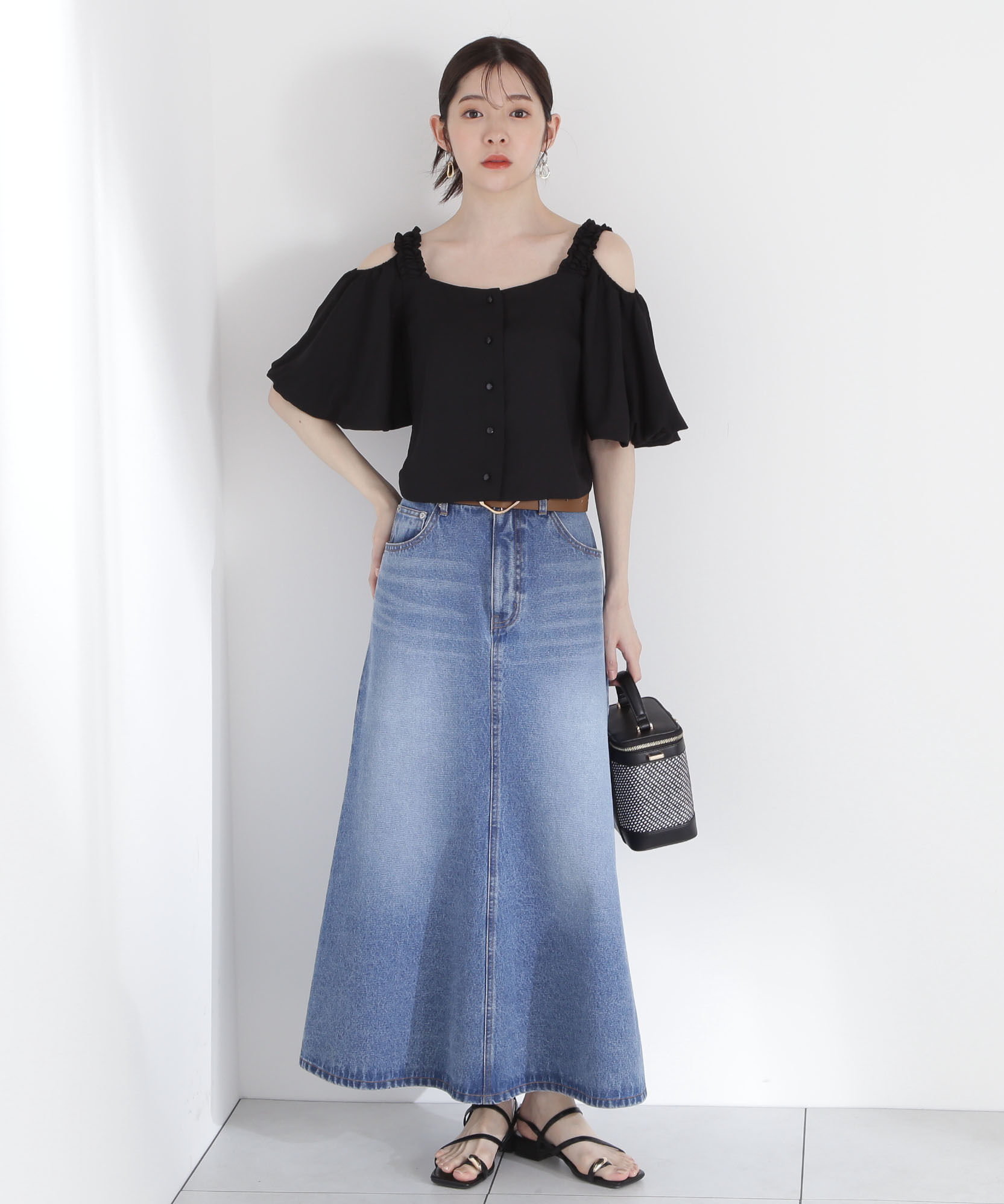 PROPORTION BODY DRESSING「フリルバルーンブラウス」|シャツ・ブラウス|