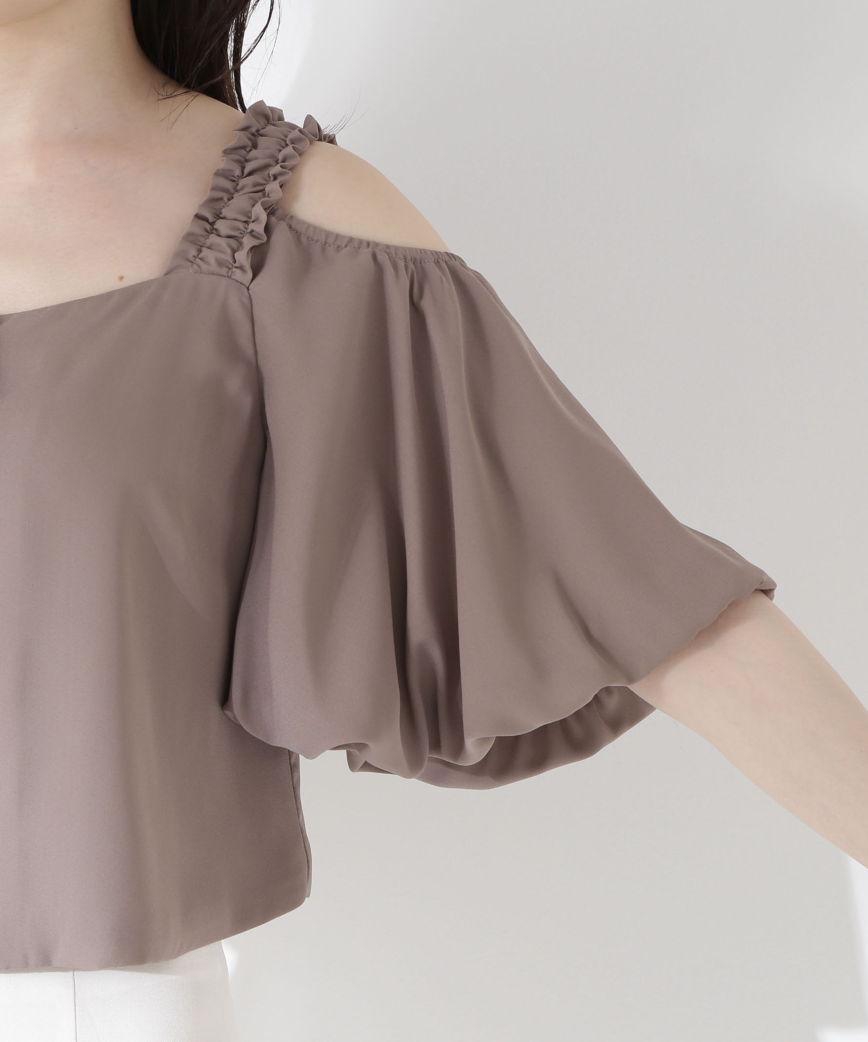 PROPORTION BODY DRESSING「フリルバルーンブラウス」|シャツ・ブラウス|