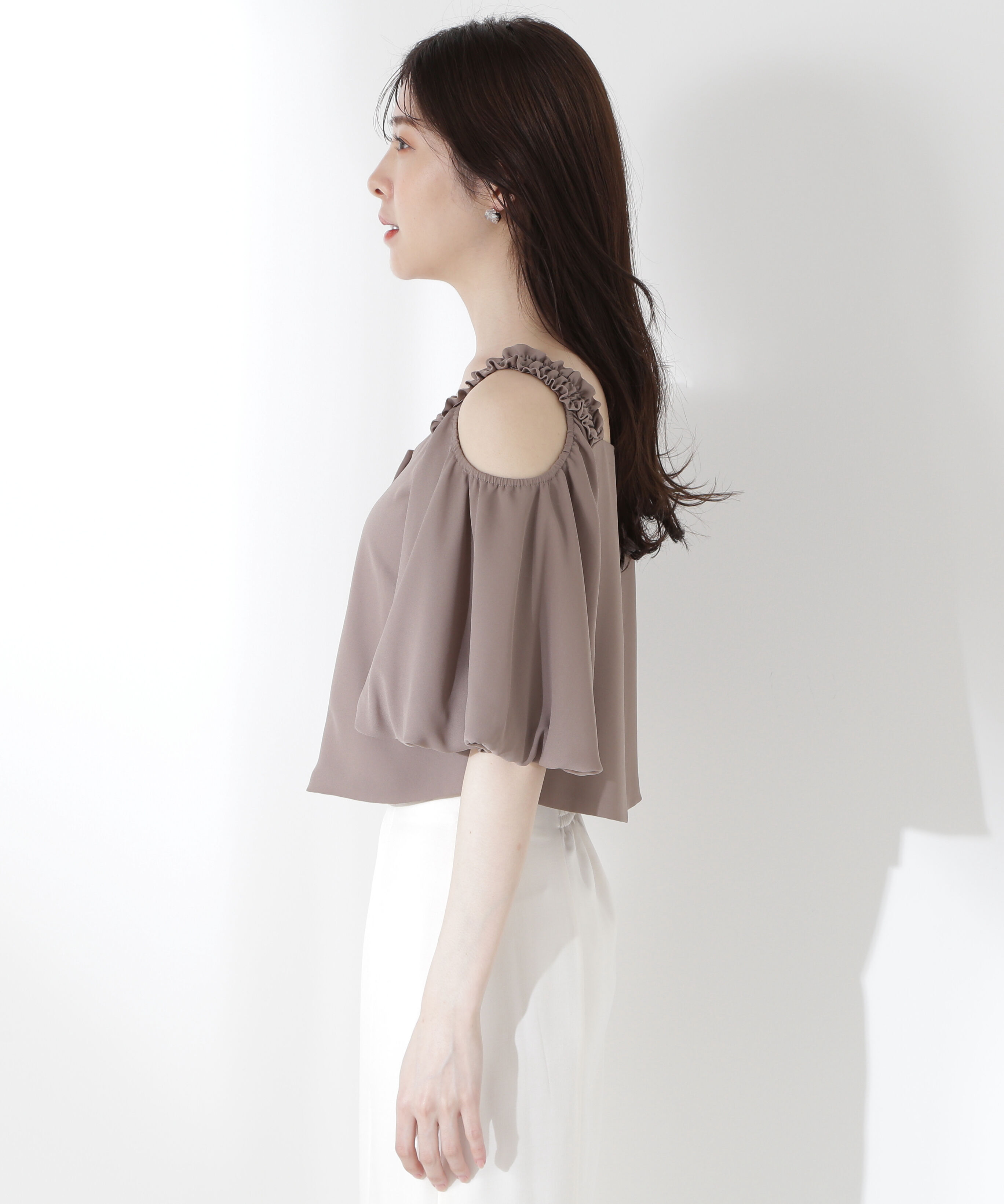 PROPORTION BODY DRESSING「フリルバルーンブラウス」|シャツ・ブラウス|