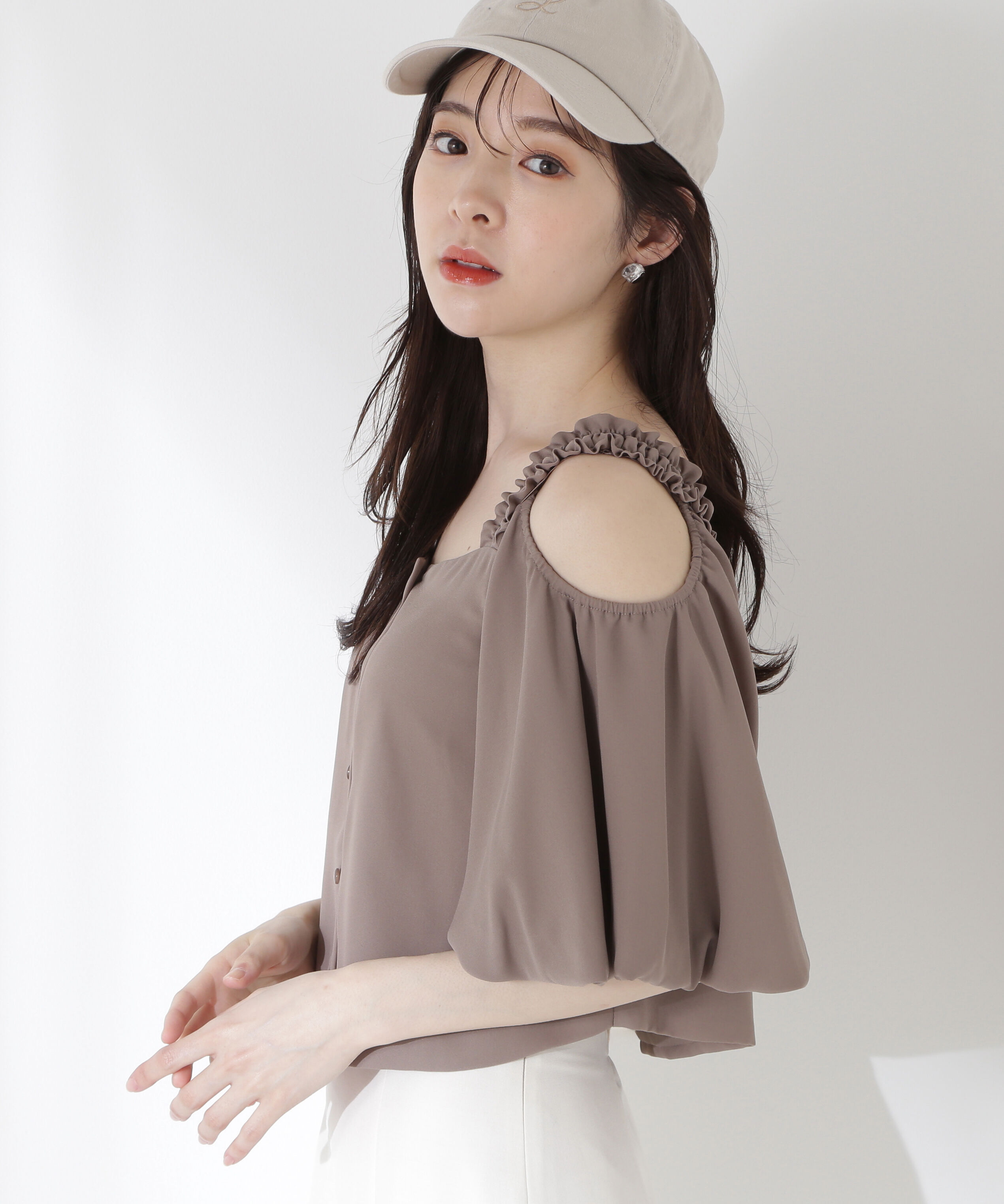 PROPORTION BODY DRESSING「フリルバルーンブラウス」|シャツ・ブラウス|