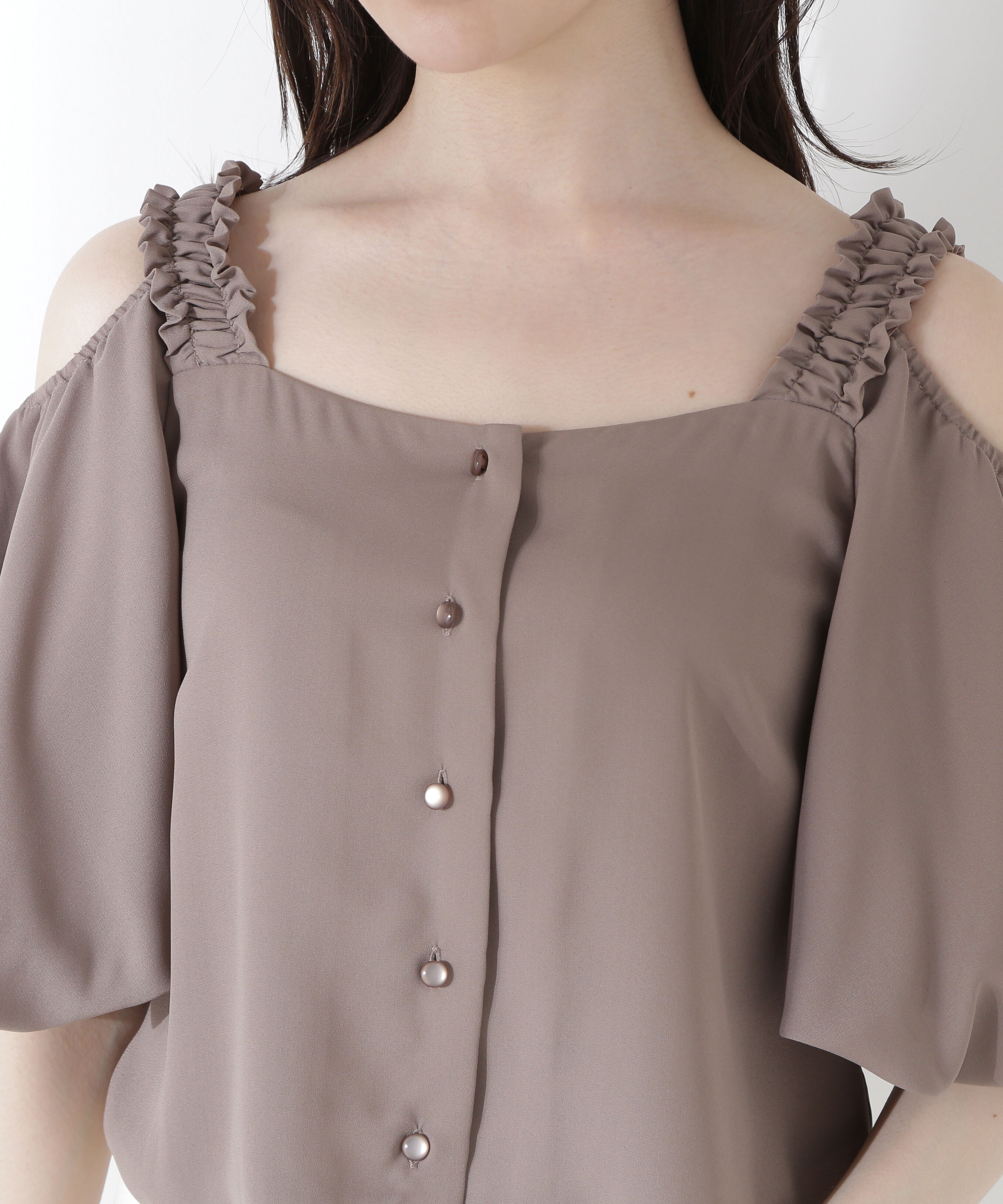 PROPORTION BODY DRESSING「フリルバルーンブラウス」|シャツ・ブラウス|