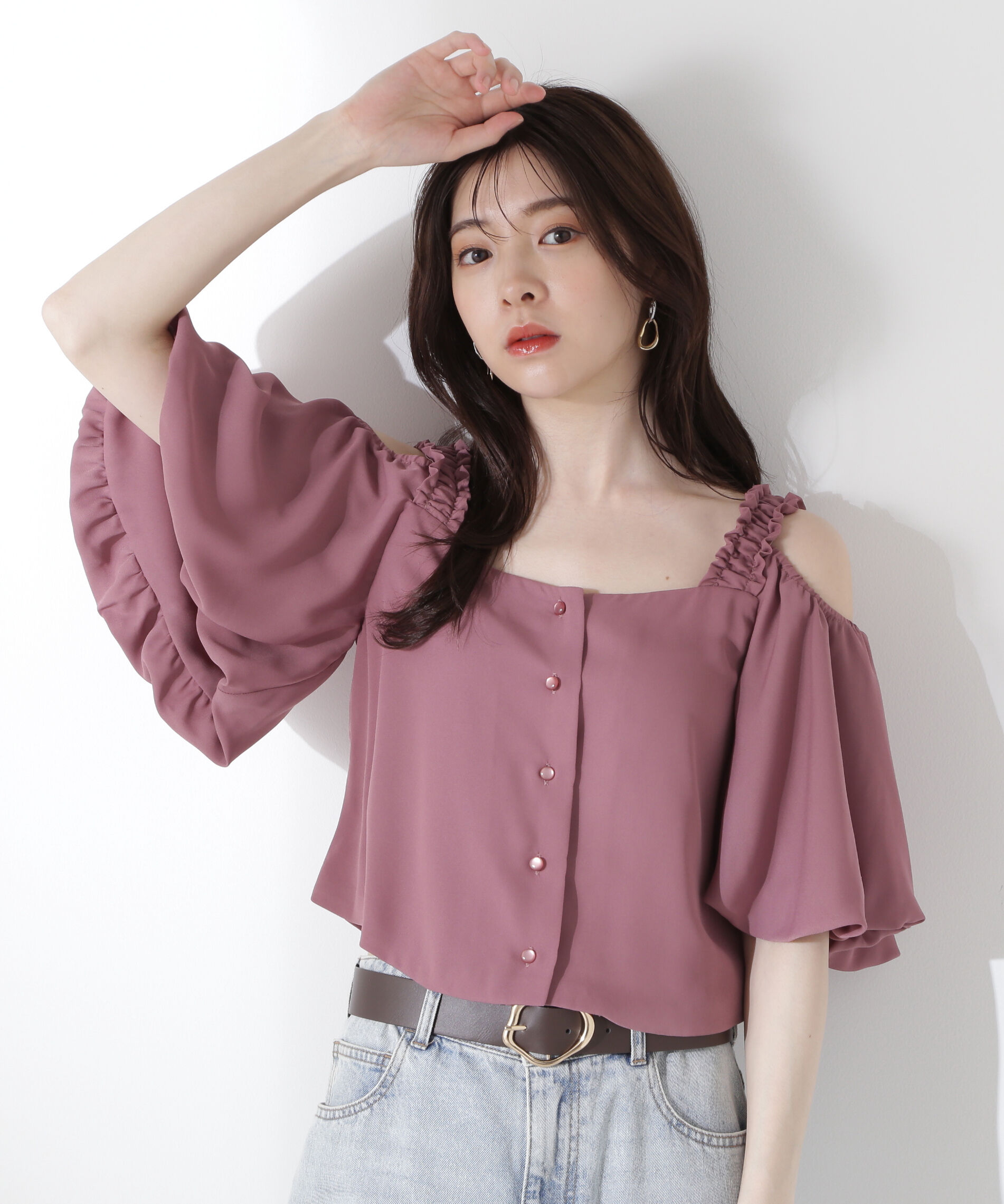 PROPORTION BODY DRESSING「フリルバルーンブラウス」|シャツ・ブラウス|