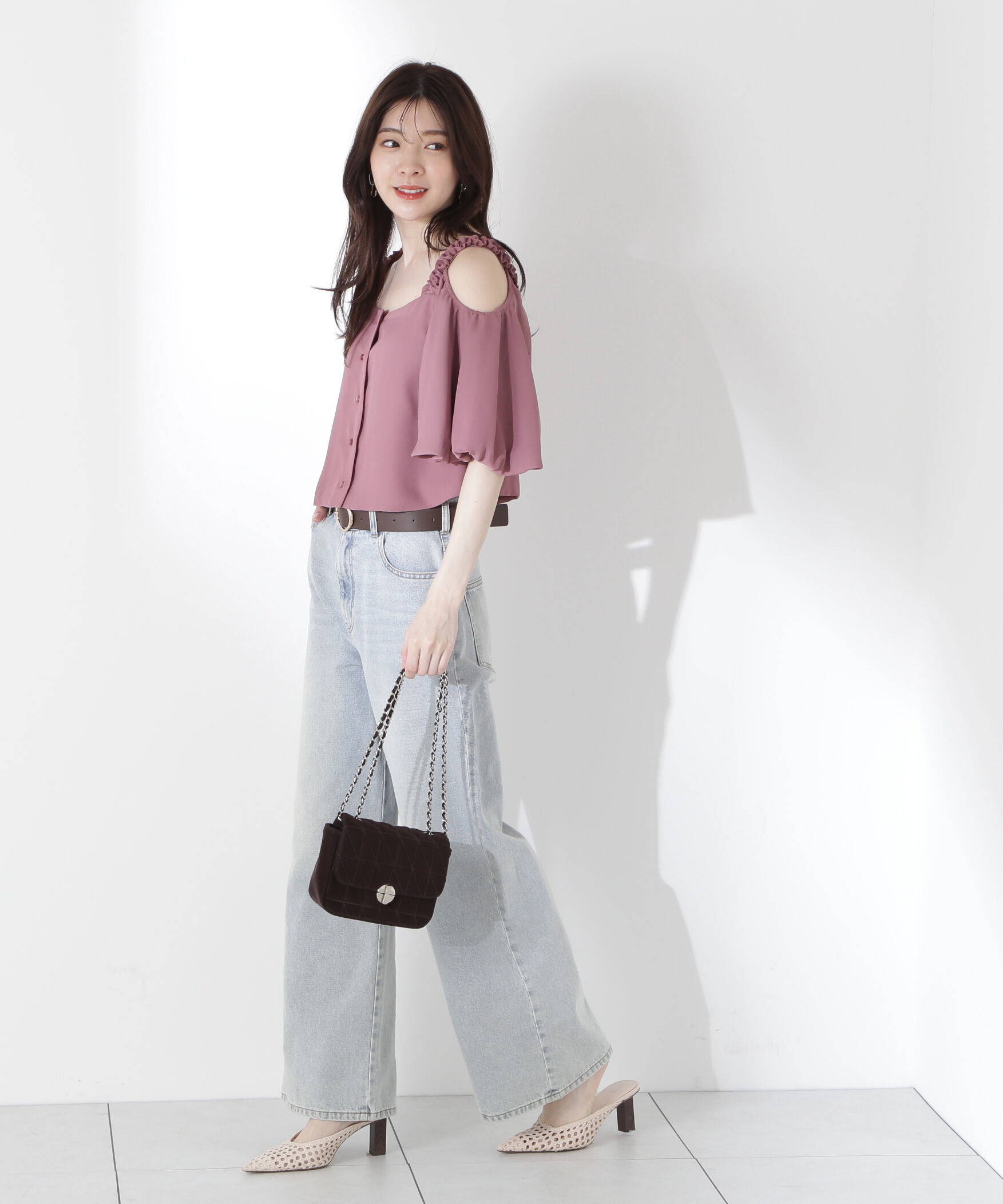 PROPORTION BODY DRESSING「フリルバルーンブラウス」|シャツ・ブラウス|
