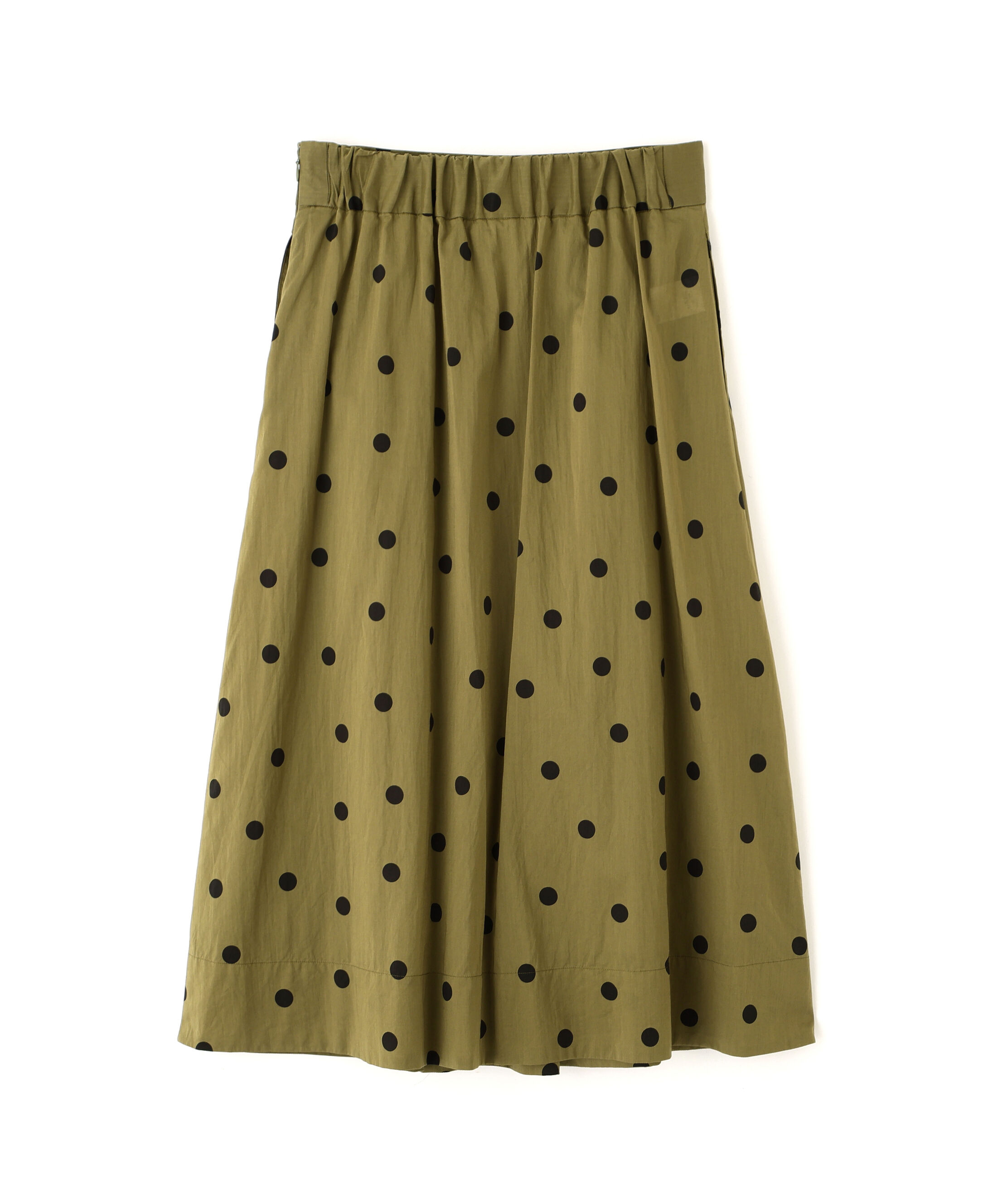  「POLKA DOT COTTON POPLIN SKIRT」|スカート|