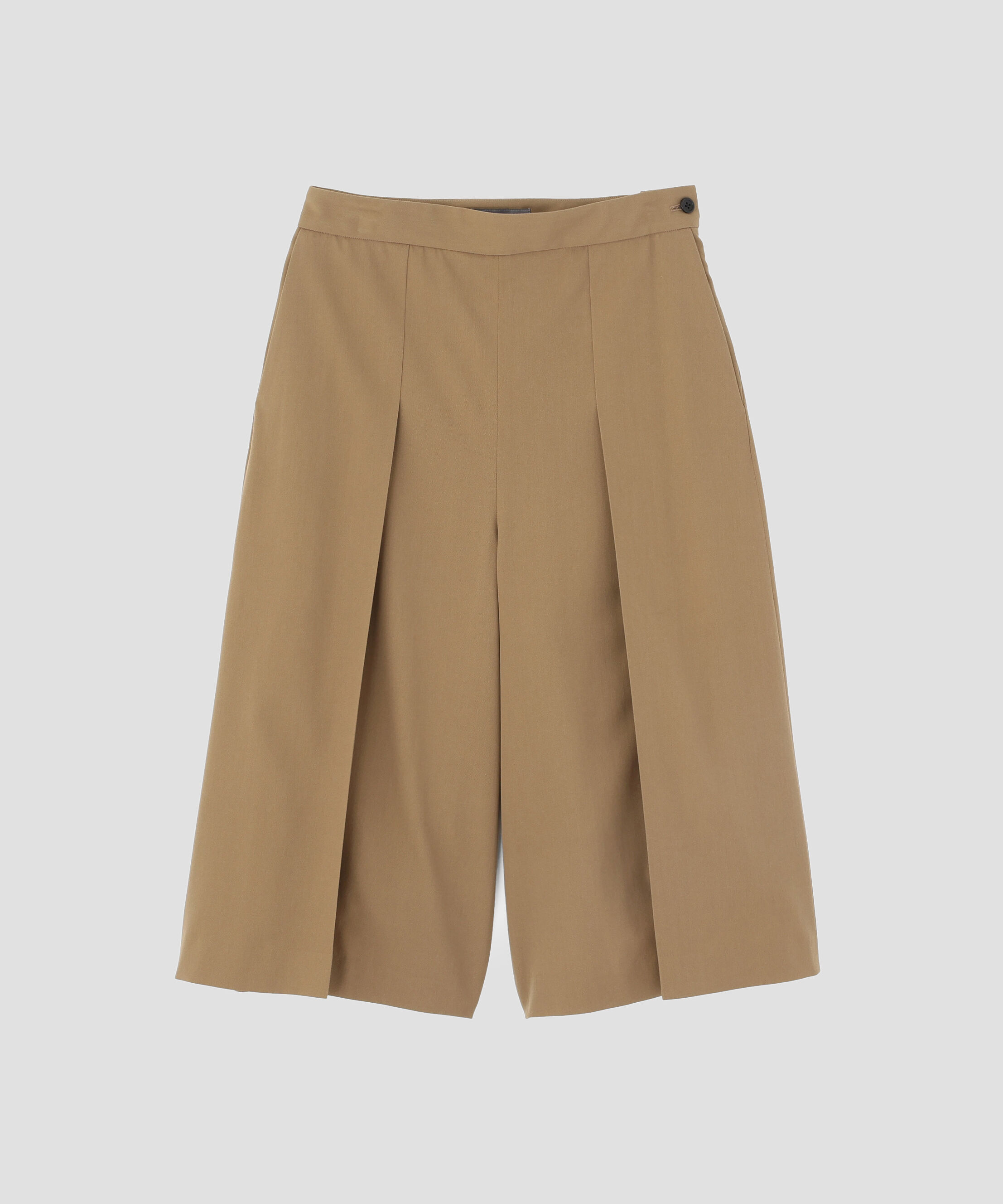  「FLUID WOOL TROUSERS」|キュロット|