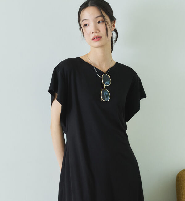 Doux archives「【接触冷感・ウォッシャブル・ＵＶカット】Ａラインワンピース」|ワンピース|