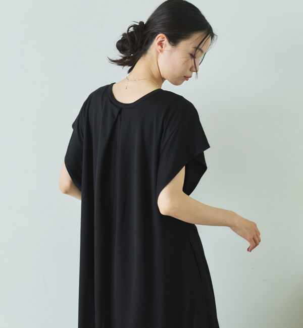 Doux archives「【接触冷感・ウォッシャブル・ＵＶカット】Ａラインワンピース」|ワンピース|