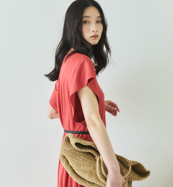 Doux archives「【接触冷感・ウォッシャブル・ＵＶカット】Ａラインワンピース」|ワンピース|