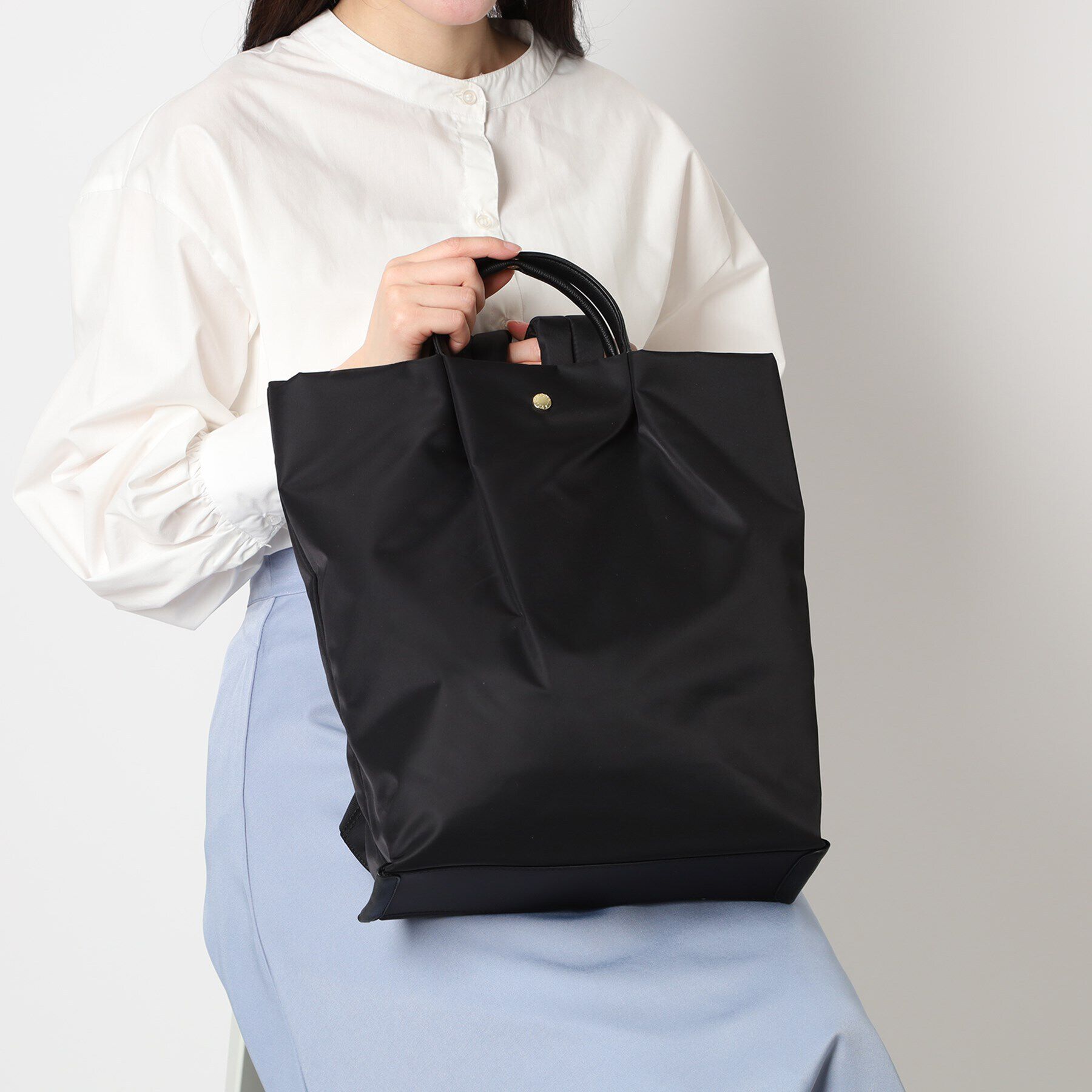 Ober Tashe「肩楽撥水ナイロン A4トート型リュック」|リュック|