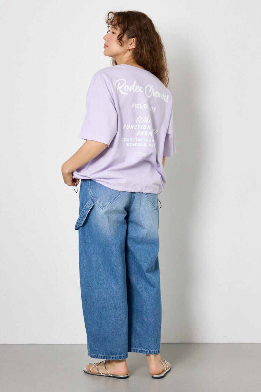 RODEO CROWNS「ロゴワイドカットトップス」|Tシャツ・カットソー|