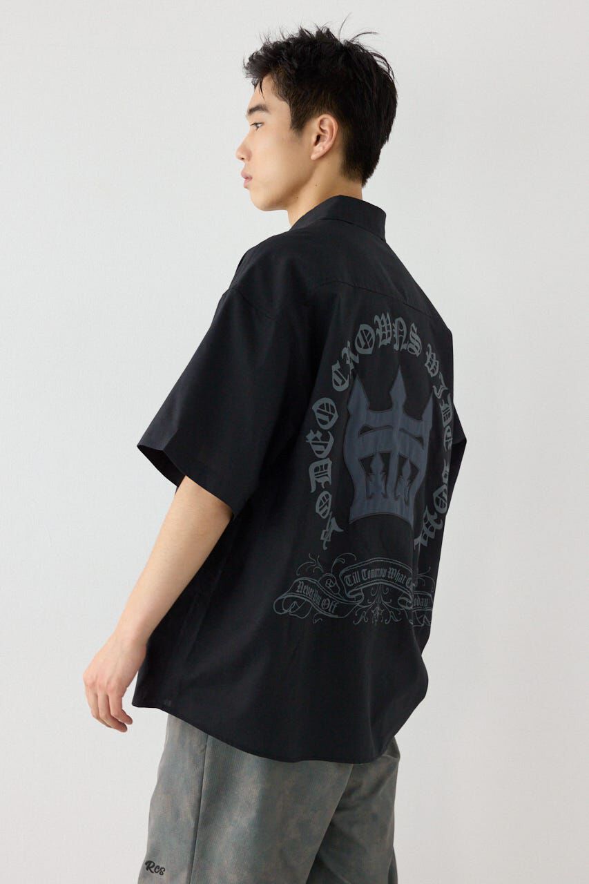 RODEO CROWNS「COOLMAX(R)ファブリック製・BLKletterシャツ」|シャツ・ブラウス|