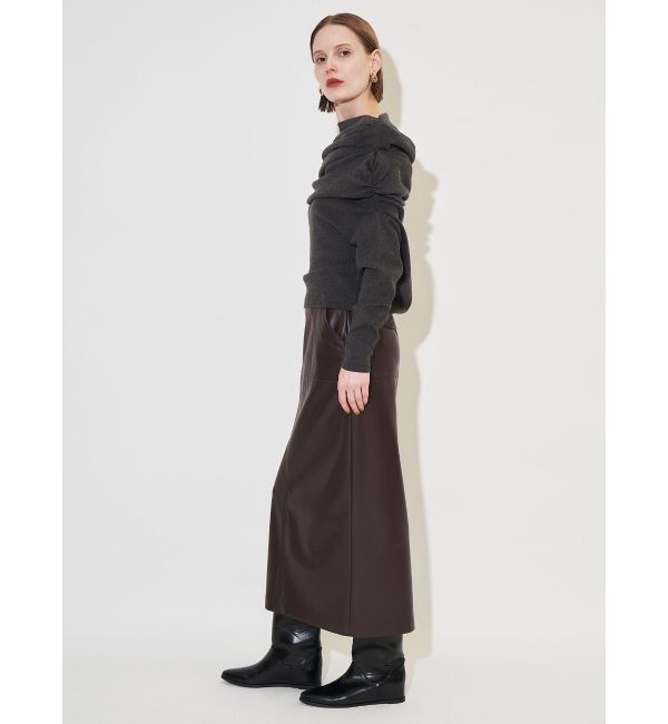ELENDEEK「ASYMMETRY DRAPE KT」|ニット・セーター|