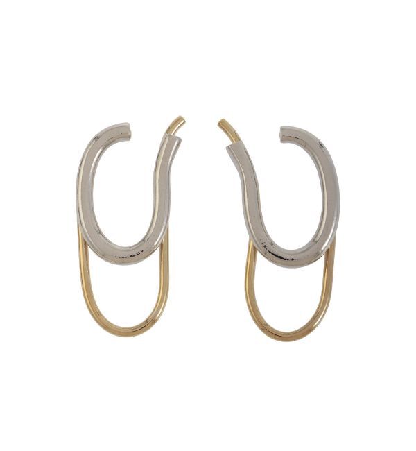 ELENDEEK「DOUBLE HOOP EAR CUFF」|イヤーカフ|