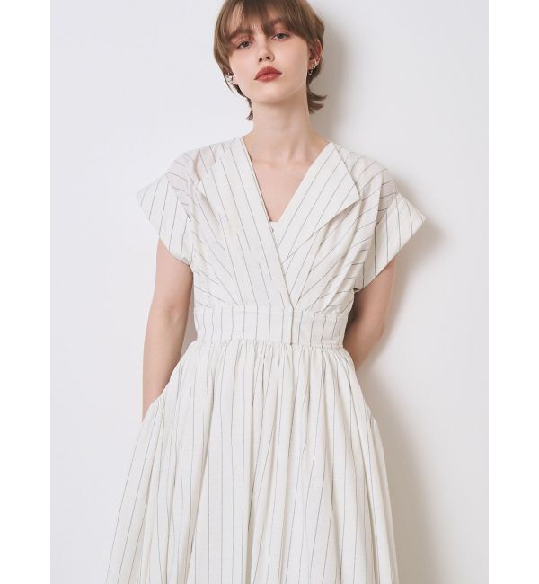 ELENDEEK「OPEN COLLAR SHIRT OP」|ワンピース|