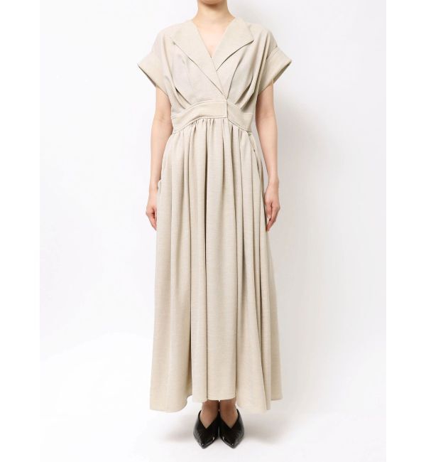 ELENDEEK「OPEN COLLAR SHIRT OP」|ワンピース|