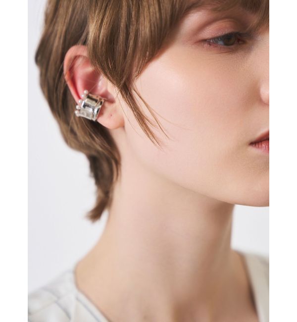 ELENDEEK「ASYMMETRY HOOP EAR CUFF」|イヤーカフ|