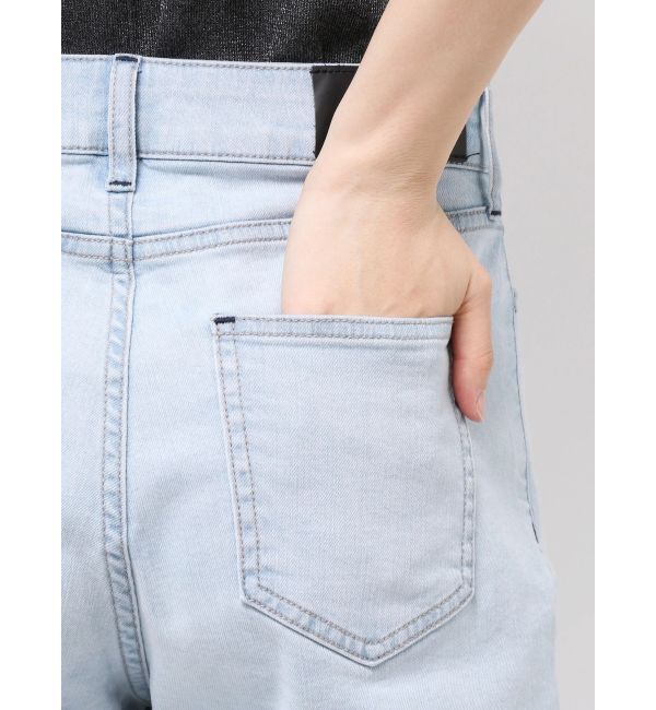 ELENDEEK「SEMI FLARE ROUGH DENIM WIDE PT」|デニム|