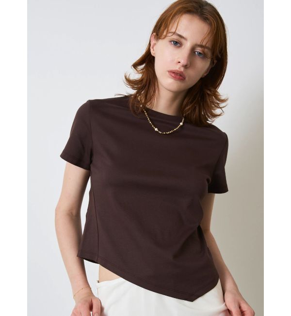 ELENDEEK「ASYME HEM T-SHIRT」|Tシャツ・カットソー|