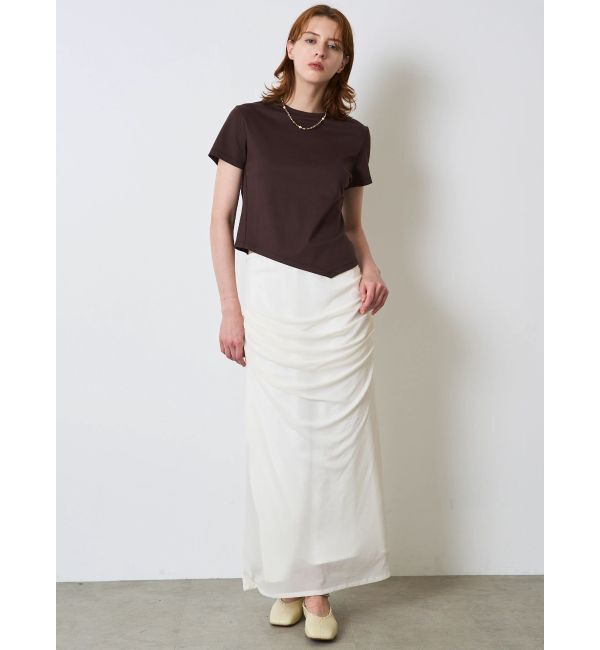 ELENDEEK「ASYME HEM T-SHIRT」|Tシャツ・カットソー|