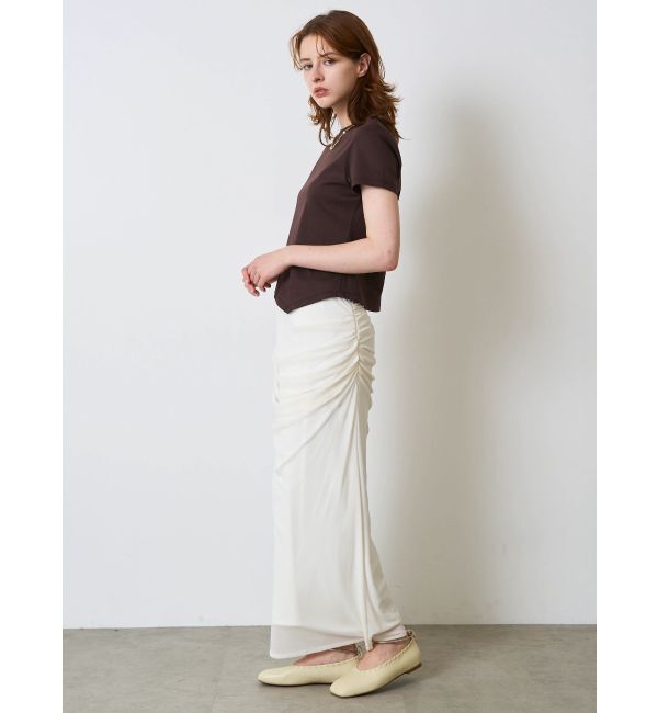 ELENDEEK「ASYME HEM T-SHIRT」|Tシャツ・カットソー|