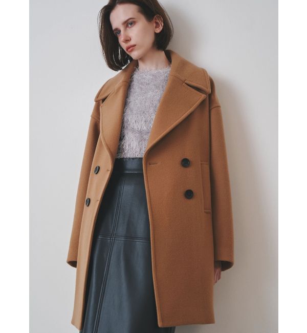ELENDEEK「BIG COLLAR WOOL CT」|チェスターコート|