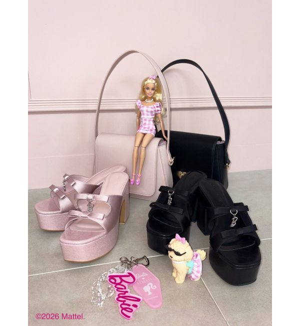 RESEXXY「【Barbie】厚底リボンサンダル」|サンダル|