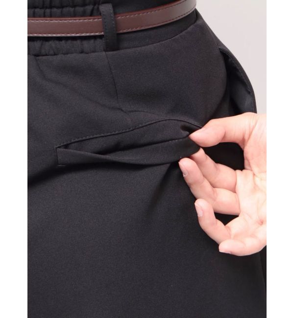 MERCURYDUO「ベルト付タックフレアパンツ」|その他|