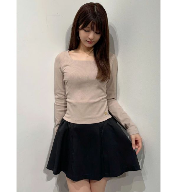 MERCURYDUO「テレコ長袖トップス」|Tシャツ・カットソー|